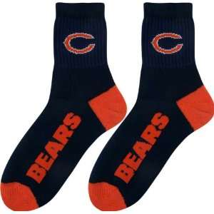  Chicago Bears Team Color Quarter Socks