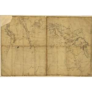    1803 map Lewis and Clark Expedition, 1804 1806