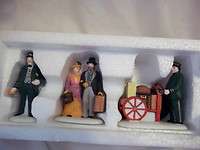 Dept 56 Collectible statues Holiday Travelers set 3  