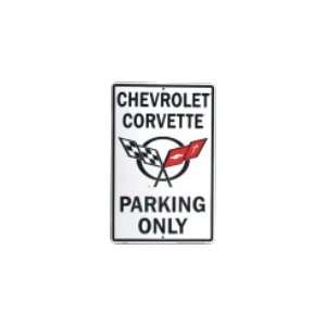    Chevrolet Corvette Metal Parking Sign *SALE*