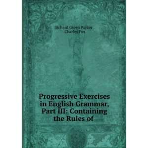  Progressive Exercises in English Grammar, Part III 