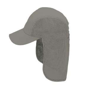  Micro Fiber & Mesh Cap with Sun Protection Flap Olive 