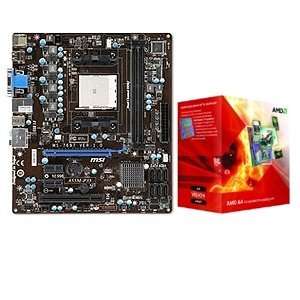  MSI A55M P35 Board and AMD A4 3400 APU Bundle