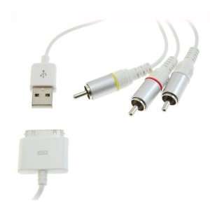  Modern Tech White Composite USB Cable for Apple iPhone 3G 