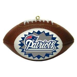 New England Patriots Starburst Design Mini Replica Football Christmas 
