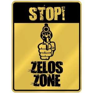    New  Stop  Zelos Zone  Parking Sign Name