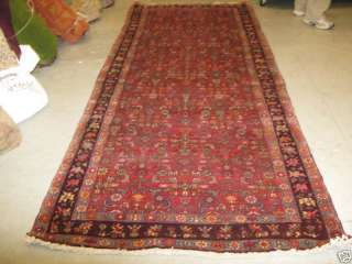 Persian Bijar Rug Finely Hand Knotted Wool 4 x 11  