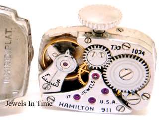 Hamilton Ladies Platinum & 3.35 CT Diamond Watch  