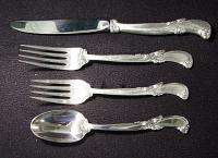 WALTZ OF SPRING   WALLACE STERLING 4PC PLACE SETTING  