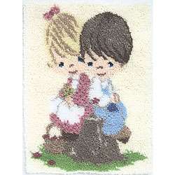 Precious Moments Love One Another Latch Hook Kit  