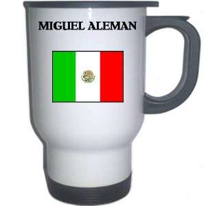  Mexico   MIGUEL ALEMAN White Stainless Steel Mug 