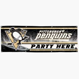  Pittsburgh Penguins Vinyl Banners   2 x 6