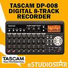 tascam dp 008 dp008 digital 8 track recorder w 2g