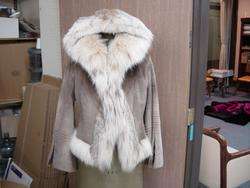 Micro Sheared Grooved Mink & Lynx Coat Jacket $22,000  