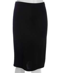 DKNY Womens Knee Length Matte Jersey Skirt  