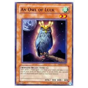  YuGiOh Dark Revelation 1 An Owl of Luck DR1 EN021 Common 