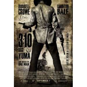  310 to Yuma, Original 27x40 Single sided Regular Movie 