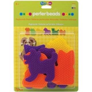  Perler 22655 Perler Fun Fusion Bead Pegboards 7/Pkg Toys 