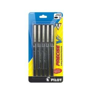  Pilot Precise V7 Rollerball Pens, Fine Black 12/pk Office 