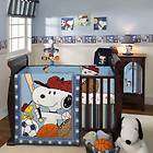 Lambs & Ivy 5 Pcs Crib Bedding Set Team Snoopy Includes Mobile NEW 
