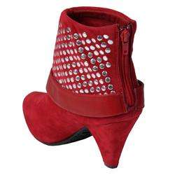 Bamboo by Journee Womens Studded Mid heel Booties  