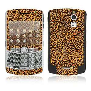  BlackBerry Curve 8350i Skin Decal Sticker   Orange Leopard 