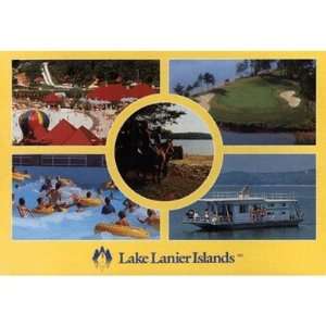  Georgia Postcard 17240 Lake Lanier 4 View Case Pack 750 
