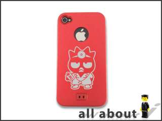 Phone 4S 4 Metal Case With Badtz Maru XO Cartoon Logo Aluminum 