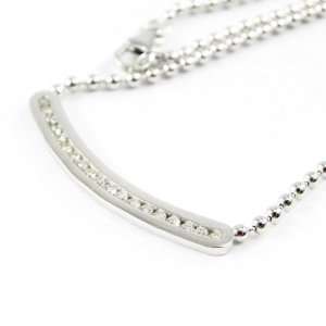  Necklace silver Déesse white. Jewelry