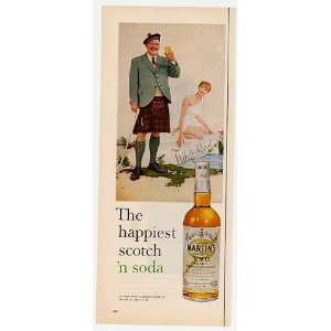  1960 Martins VVO Whisky Scotsman & Fairy Print Ad (6649 