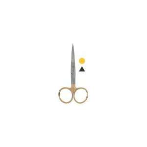  Dr. Slick 4 1/2 Hair Scissors, Gold Loops, Curved Sports 