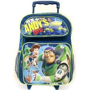  Disney Toy Story 3 Andy s Toys 18 inch Rolling Backpack 