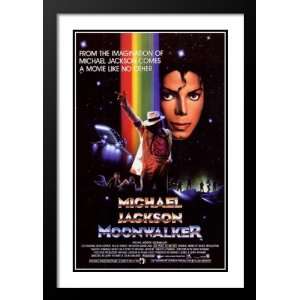  Moonwalker Framed and Double Matted 32x45 Movie Poster Michael 