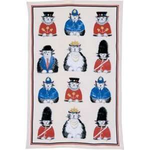 British Cats Linen Tea Towel 