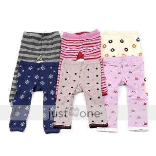 Lot 6 pcs Toddler Boys Girls Baby Leggings Socks Pants  