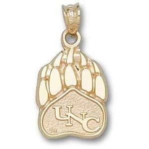   Northern Colorado Bears Solid 10K Gold Paw Pendant
