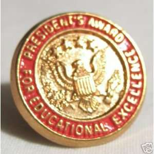  Presidents Award for Educational Excellence Gold tone Pin 
