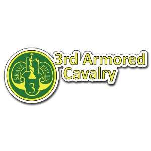 United States Army 3rd Armored Cavalry Division Decal Bumper Sticker 8 