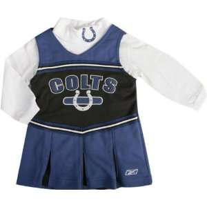 Indianapolis Colts Girls 4 6X Long Sleeve Cheerleader Jumper  