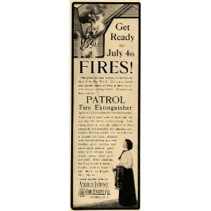 com 1905 Ad American LaFrance Fire Engine Company 4th July   Original 