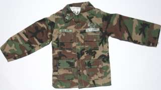 GI JOE Hasbro vintage camouflage Army green jacket military camo 