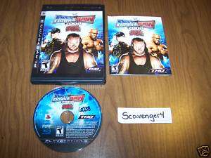 WWE SmackDown vs Raw 2008 Playstation 3 Game PS3 NTSC T 752919990230 