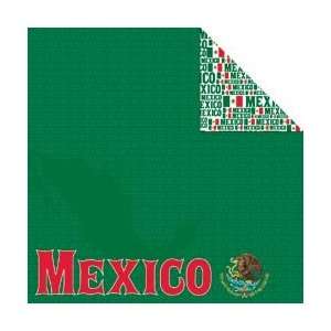  Reminisce Passports Double Sided Paper 12X12 Mexico; 25 