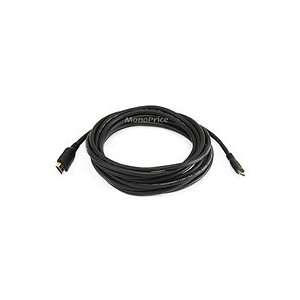   30AWG Mini HDMI (Type C) to HDMI (Type A) Cable   Black Electronics