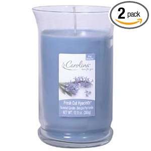  Carolina Jar Candles, Fresh Cut Hyacinth Scent (Pack of 2 