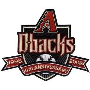  2 Patch Pack   Arizona Diamondbacks 10th Anniversary MLB 