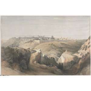 FRAMED oil paintings   David Roberts   24 x 16 inches   Jerusalem From 