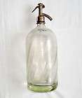 Vintage Soda Siphon Glass * 2L * Antique Syphon Seltzer bottle