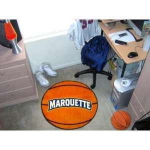  Marquette Golden Eagles Basketball Shaped Area Rug Welcome 