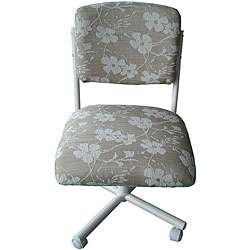 Upholstered Caster Side Chairs (Set of 2)  